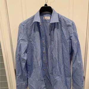 Robert Graham Blue Checkered Casual Shirt